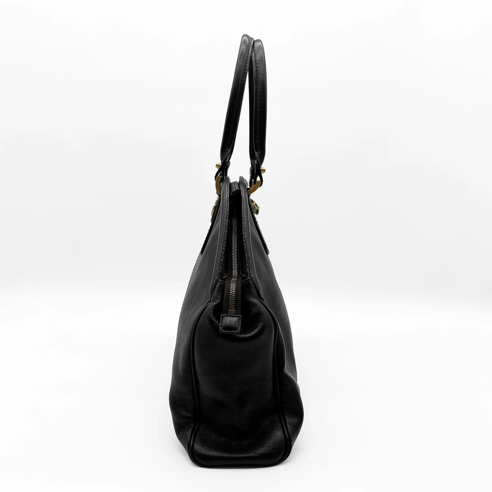 GUCCI Black Leather GG Marmont Boston Bag - Picture 3 of 14